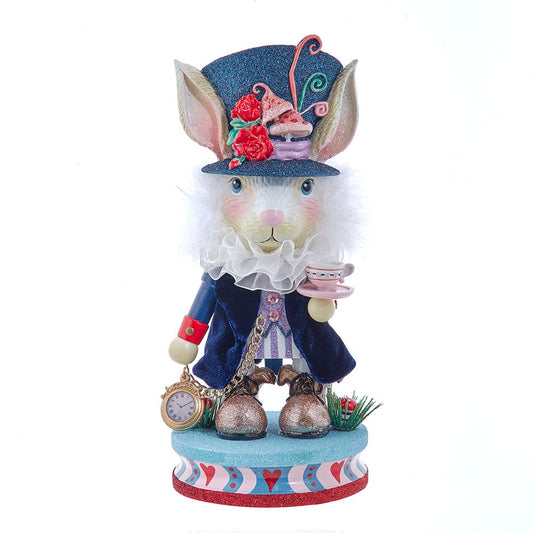 12" Hollywood™ White Rabbit Nutcracker | Kurt Adler