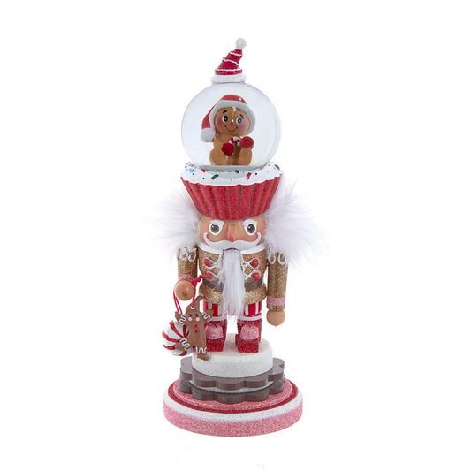10" Hollywood™ Gingerbread Waterglobe Nutcracker | Kurt Adler