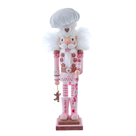 16" Hollywood™ Pink Gingerbread Baker Nutcracker | Kurt Adler