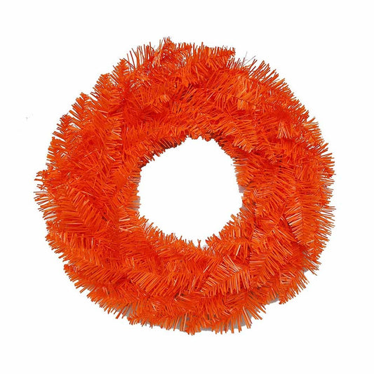 18" Unlit Orange Wreath | Kurt Adler