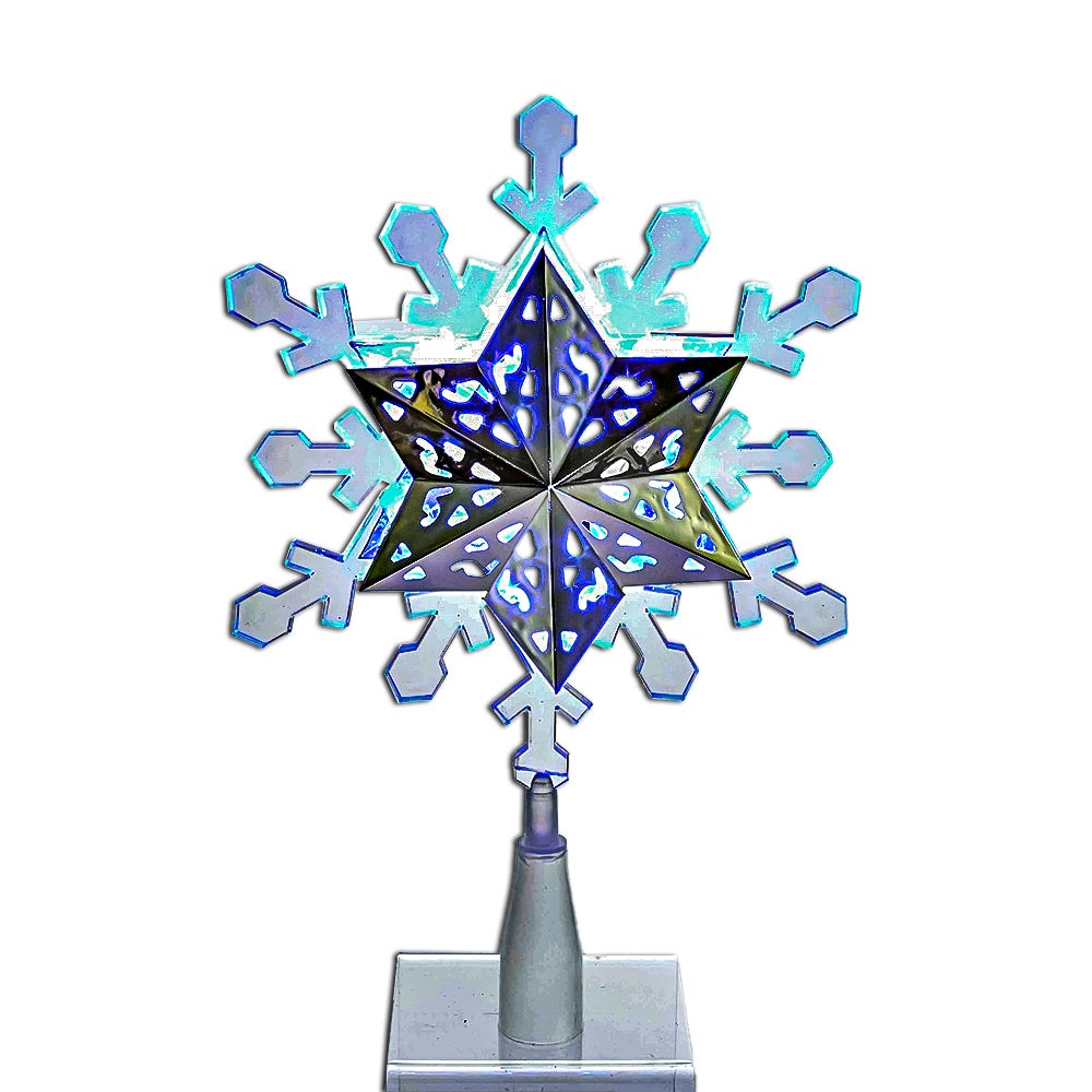 Kurt S. Adler Kurt Adler Rotating Snowflake Treetop