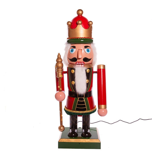 43" Lighted Musical Collapsible Nutcracker | Kurt Adler