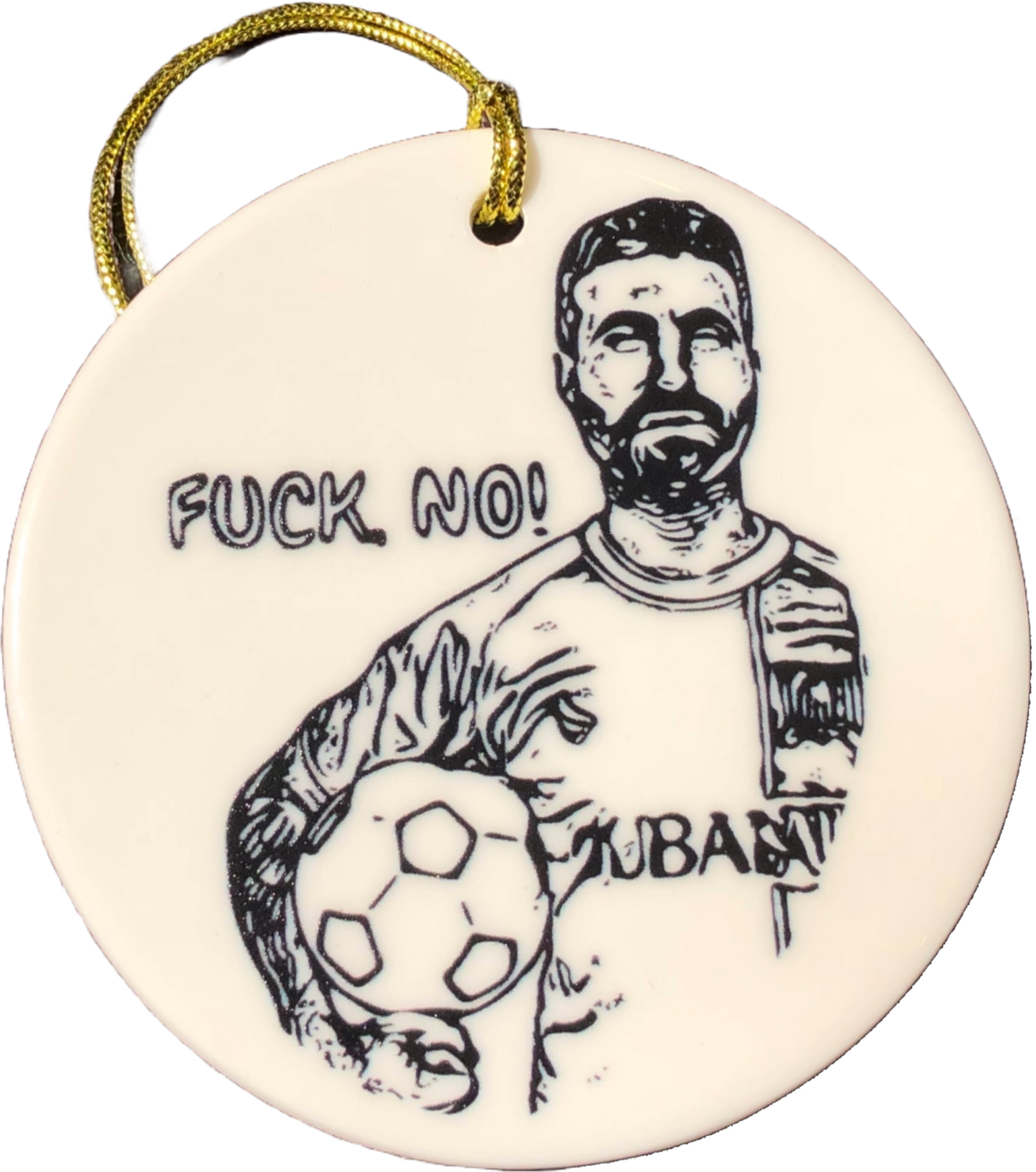 Roy Ornament | Kent Christmas Ornament Deluxe Ceramic 3" Kent Tree Ornament Deluxe Quality Custom Soccer Stocking Stuffer Gift for Lasso Ornament Lovers!