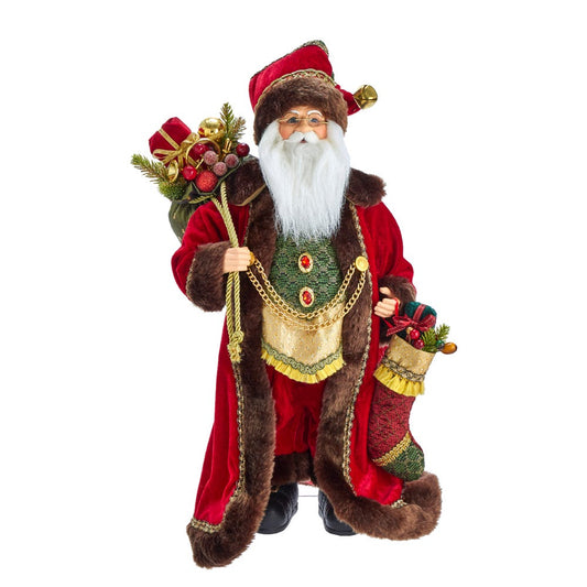 Kurt S. Adler KK0039 Santa, Multi-Color, 18" Tall