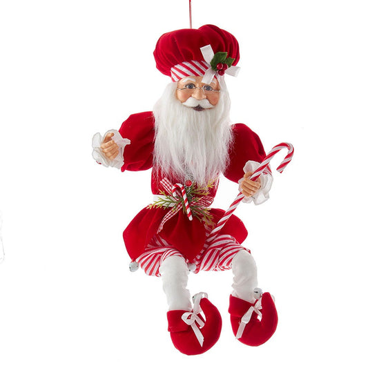 Kurt S. Adler 17-Inch Kringle Klaus Pepprmnt Chef Santa