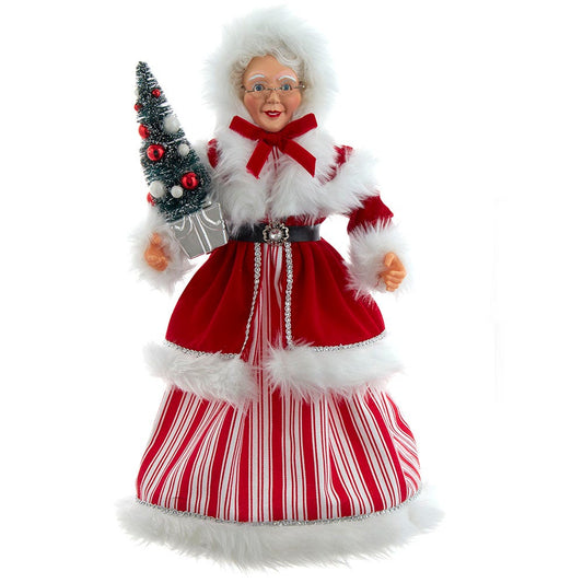 Kurt S. Adler 17.25-Inch Kringle Klaus Peprmnt Mrs. Claus