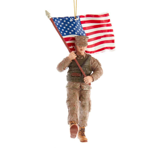 Kurt Adler (MC2192) Officially-licensed U.S. Marine Corps?? Soldier Ornament