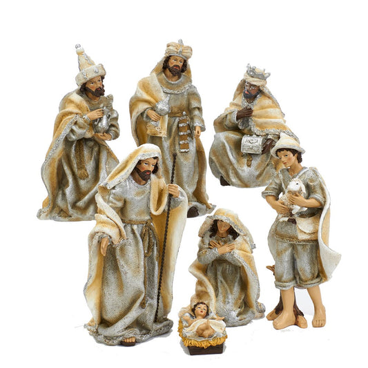 3"–11.25" Resin Nativity Tabletop Set (7-Piece) | Kurt Adler