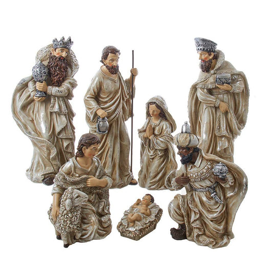 3"–13" Resin Nativity Tabletop Set (7-Piece) | Kurt Adler