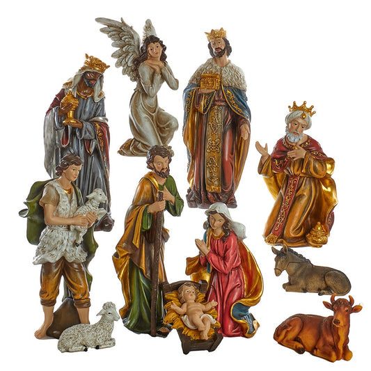 15" Resin Nativity Tabletop Set (11-Piece) | Kurt Adler