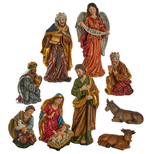 12.5" Resin Nativity Tabletop Set (10-Piece) | Kurt Adler
