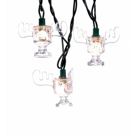Kurt Adler NL9141 National Lampoon'S Christmas Vacation Ul 10-Light Wally World Moose Mug Light Set (2 Sets of Lights)