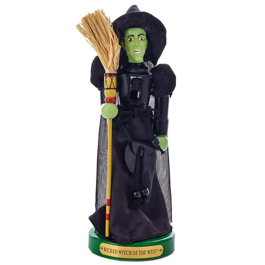 Kurt Adler OZ6161L 11" Wizard of Oz Wicked Witch Nutcracker,Black