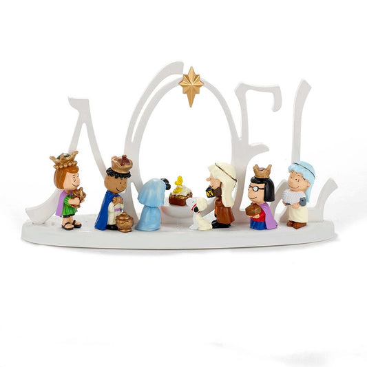 10" Battery-Operated LED Peanuts Lighted Nativity | Kurt Adler