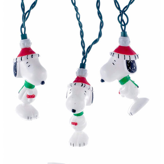 Peanuts Kurt Adler 11-Foot 10-Light Snoopy Light Set