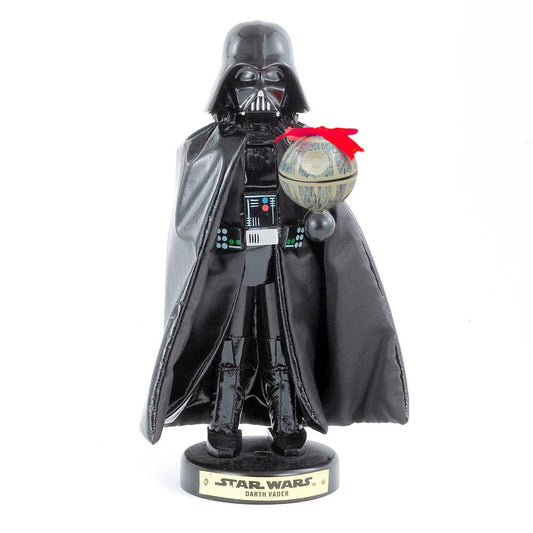 Kurt Adler Darth Vader with Death Star Nutcracker, 10-Inch,Black