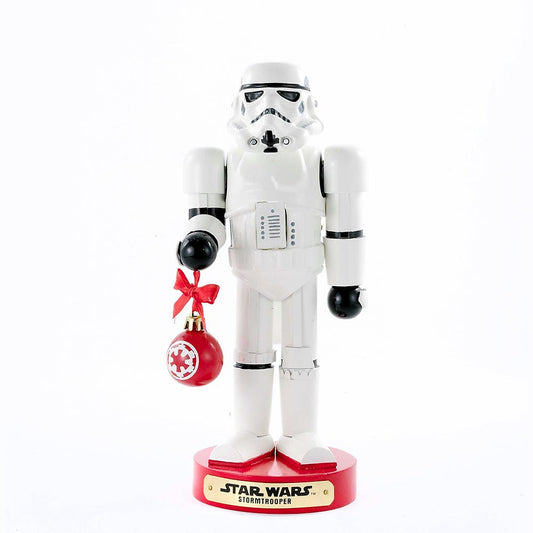 Kurt Adler Stormtrooper with Ball Ornament Nutcracker, 12-Inch (SW6153L)