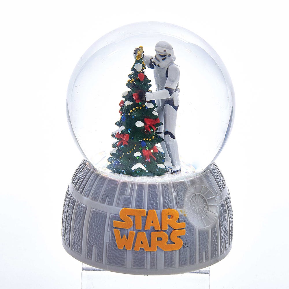 Kurt Adler 100mm Musical Stormtrooper Decorating Christmas Tree Waterglobe (SW8162)