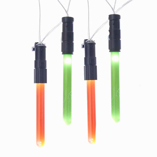 Kurt Adler Star Wars Lightsabers Light Set Green Standard