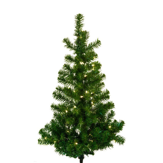 4' Pre-Lit Norway Pine LED Wall Tree | Kurt Adler