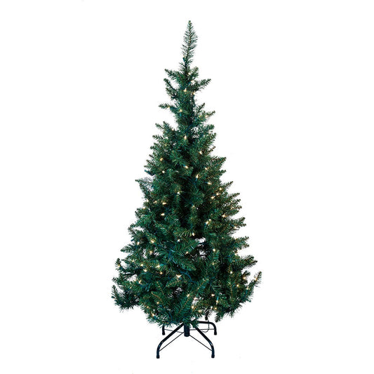 4.5' Pre-Lit Green Point Pine Artificial Christmas Tree | Kurt Adler