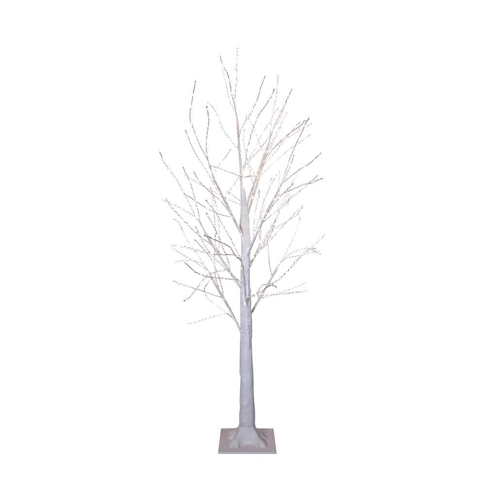 4' Winter White Twig Tree with 500 Warm White Lights | Kurt Adler