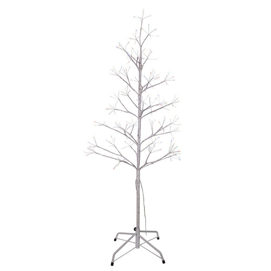 4' White Birch Twig Tree with Multi-Color 8-Function Fairy LEDs | Kurt Adler