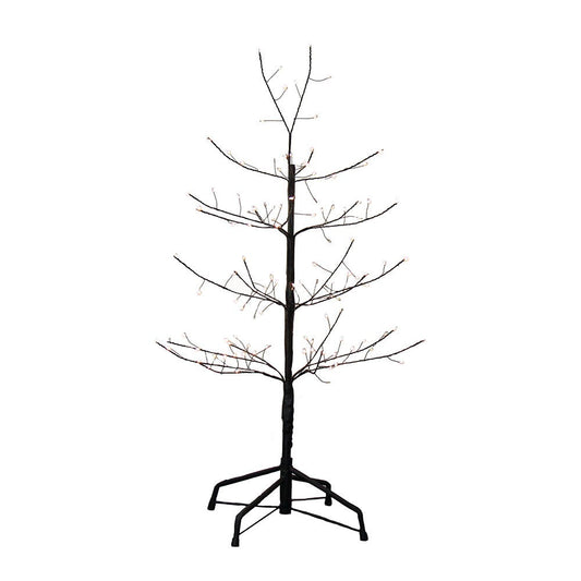 3' Black Twig Tree with Warm & Cool White Twinkle Lights | Kurt Adler