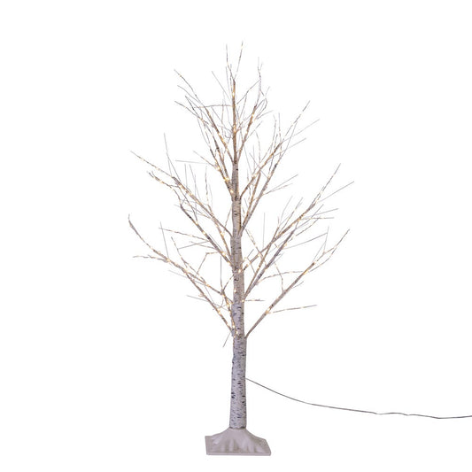 4' White Birch Twinkling Warm White Fairy LED Twig Tree | Kurt Adler