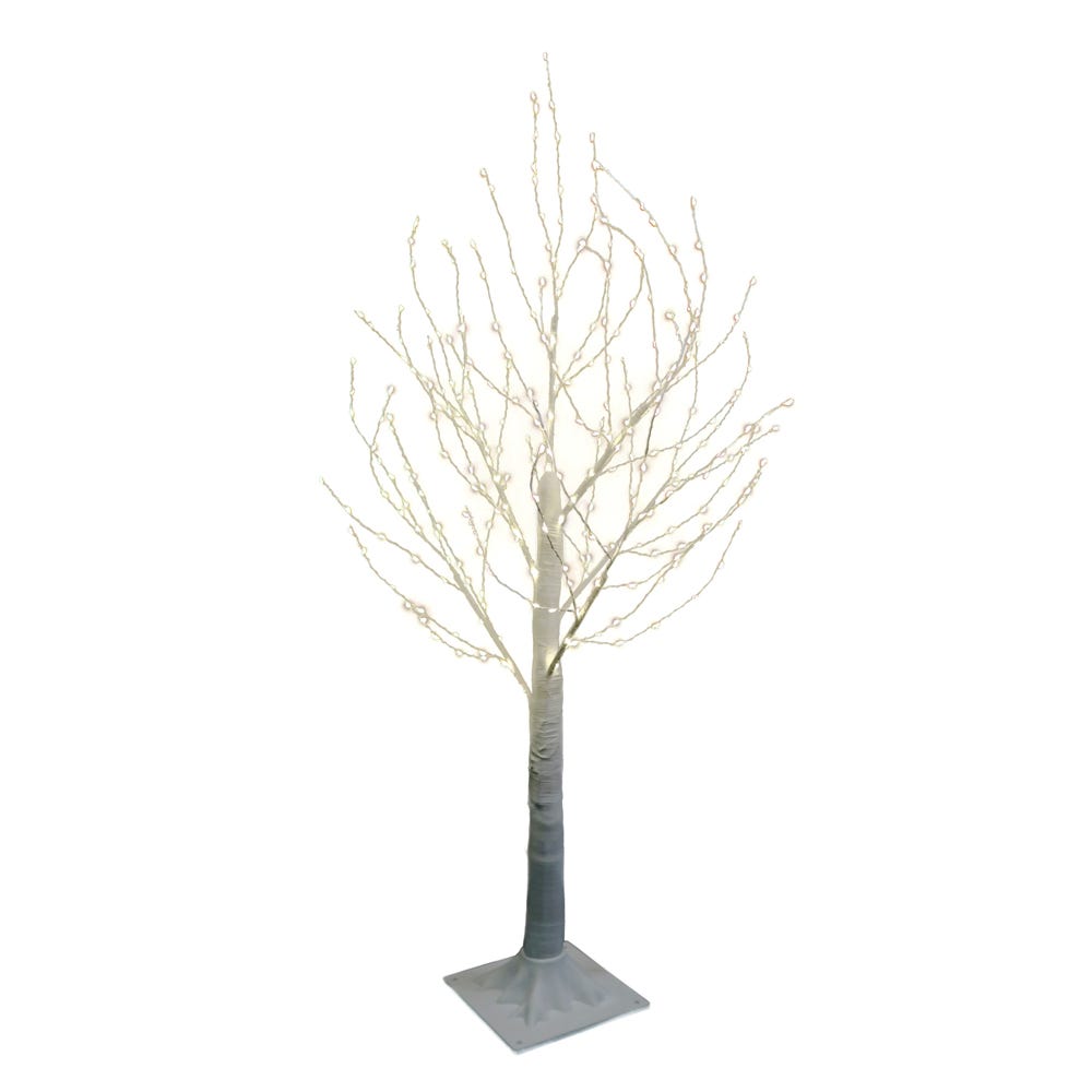 Kurt S. Adler Winter White Twig 300-Light Warm Fairy LED Tree, 3-Foot