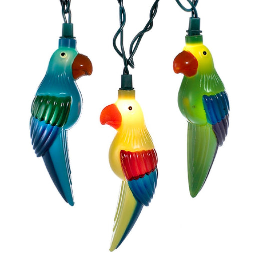 Kurt Adler UL 10-Light Parrot Light Set