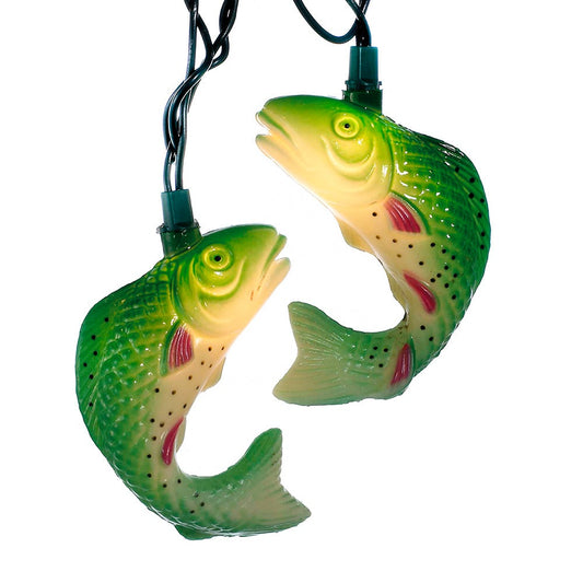 Kurt Adler UL0424 Trout Light Set, 10 Light