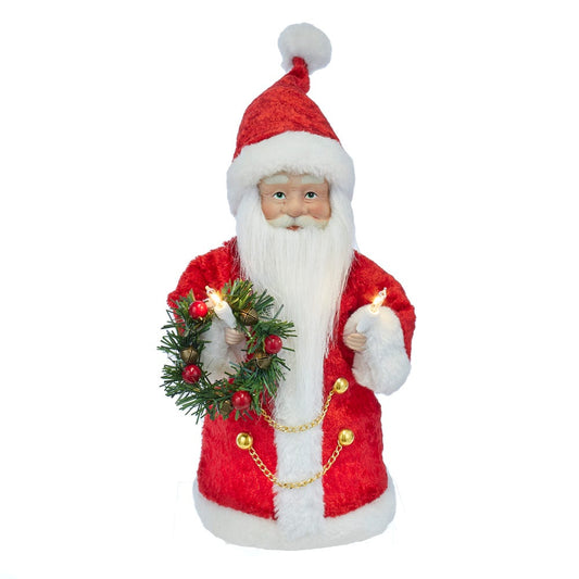 Kurt S. Adler Kurt Adler Inch UL 10-Light Santa Treetop, Multi