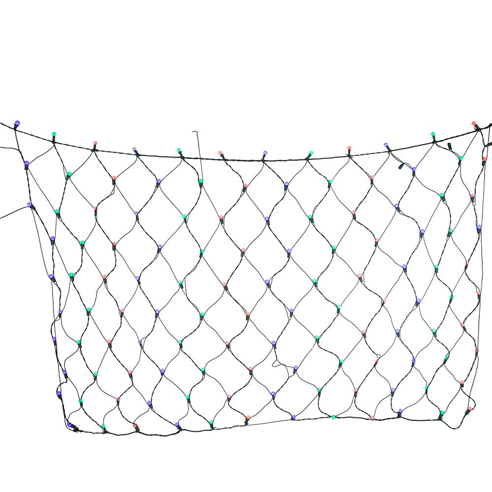 Kurt S. Adler 120-Light 8-Function Frost Net Light Set