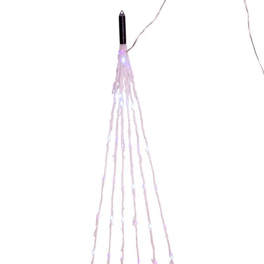 Kurt S. Adler UL2605WPTP Holiday Light Set, White, Pink, Teal, Purple
