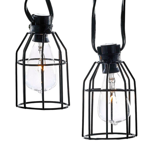 Kurt Adler UL4321 UL 10-Light C7 Cage Lantern Light Set
