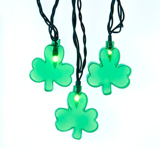 Kurt S. Adler UL 10-Light Shamrock Light Set
