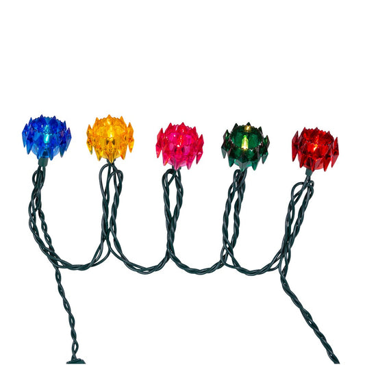 Kurt S. Adler 20-Bulb Crown Light Set, 22-Foot, Multicolored