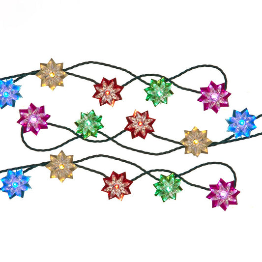 20-Light Multi-Color LED Flower Light Set | Kurt Adler
